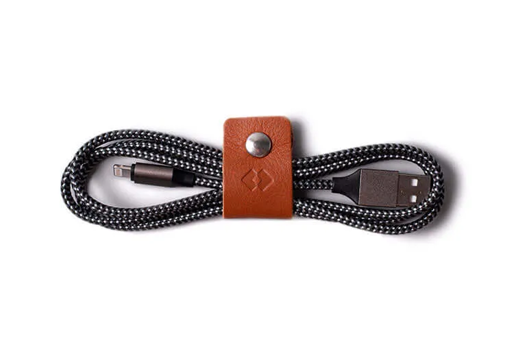 Leather Cable Ties - Pack Organiser