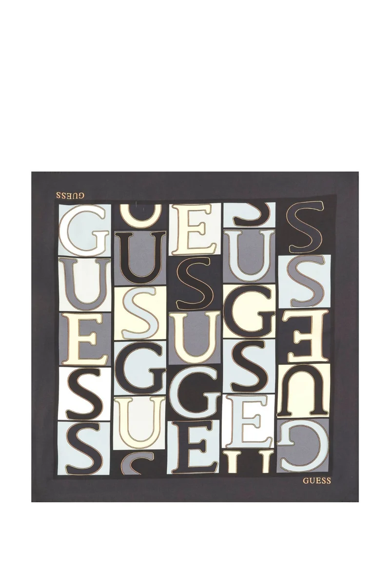 Guess Square Foulards Seidentuch
