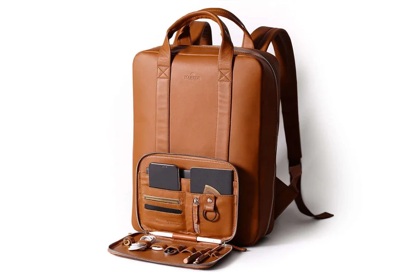 Modular Leather Backpack