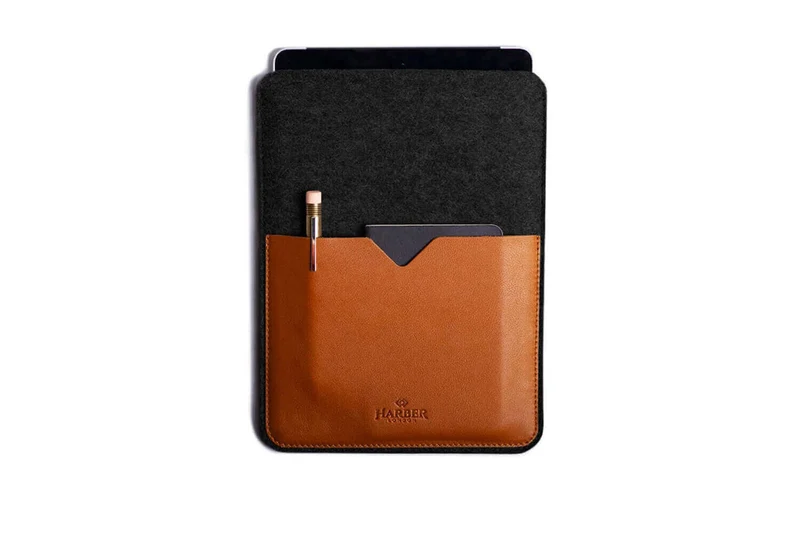 Black Edition – Leather iPad and Kindle Case Sleeve
