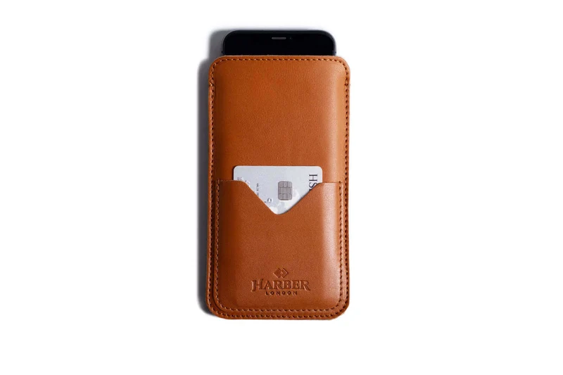 Slim Leather Smartphone Sleeve Case