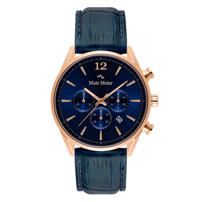 Mats Meier Grand Cornier herren Uhr Blau MM00131
