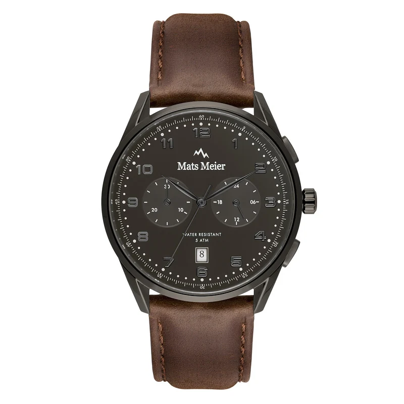 Mats Meier Mont Vélan herren Uhr Braun MM10005