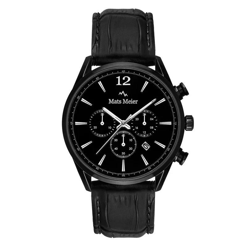 Mats Meier Grand Cornier herren Uhr Schwarz MM00102