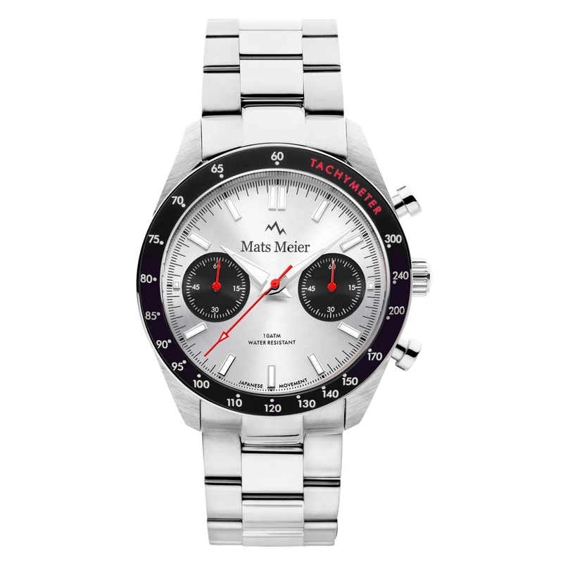 Mats Meier Arosa Racing herren Uhr Silber MM50011