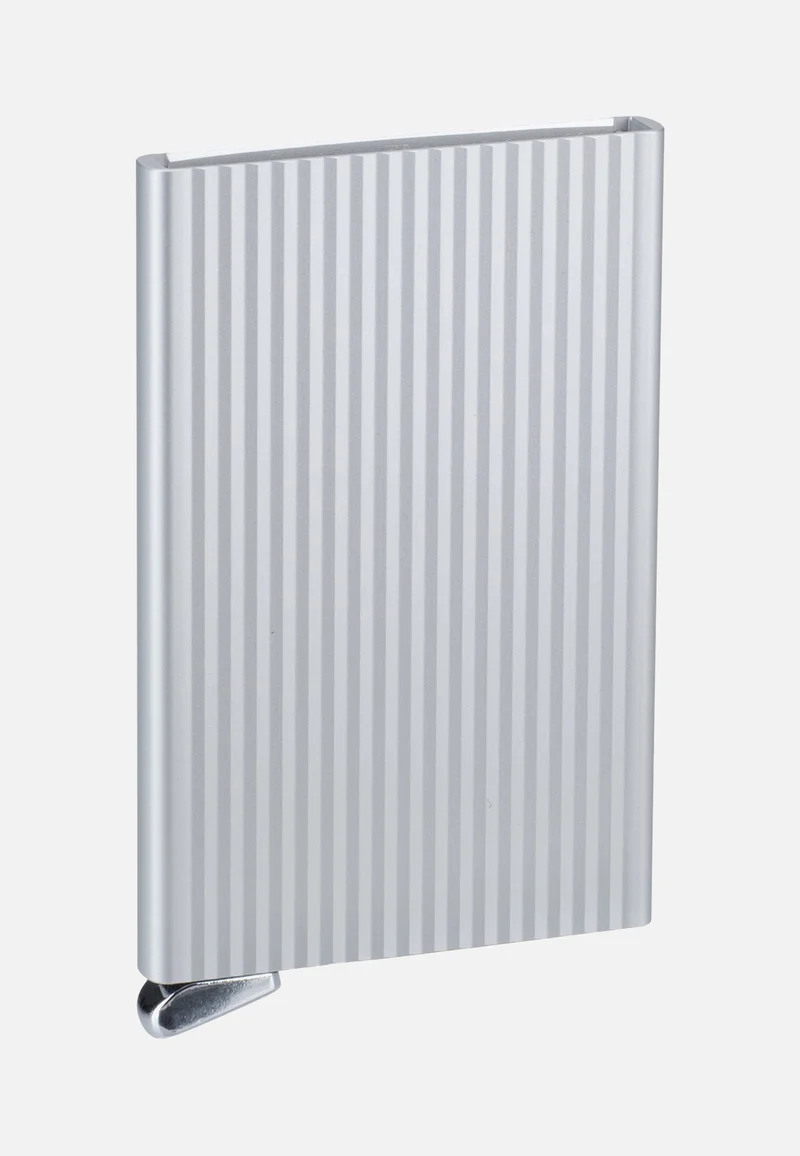 Cardprotector Fluted For Magsafe Silver+ - Kartenetui