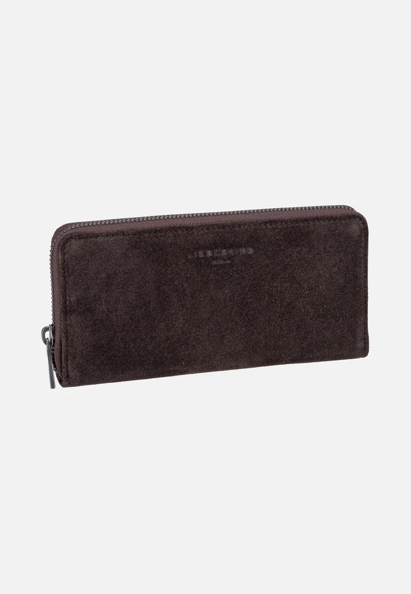Ines L Suede Deep Soil - Portemonnaie