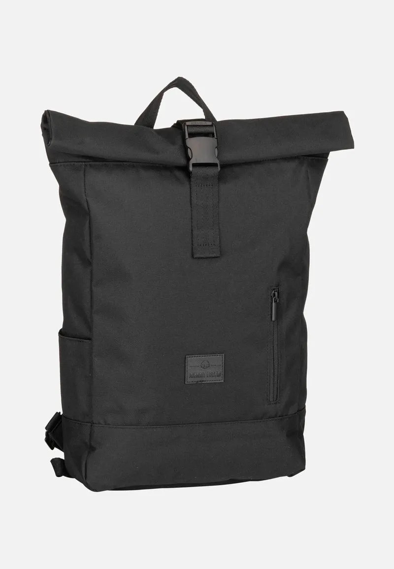 Robin Medium Schwarz - Rolltop Rucksack
