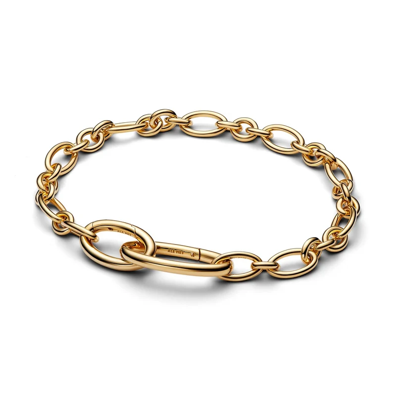 Pandora ME Vergoldetes Openable Oval Gliederarmband 564678C00
