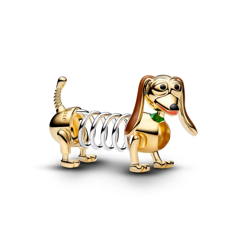 Pandora Disney Vergoldeter Disney Pixar Toy Story Slinky Hund Charm 764603C01