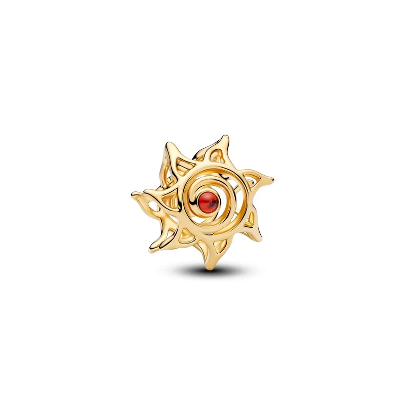 Pandora Moments Vergoldeter Durchbrochener Sonnen-Charm 764625C01