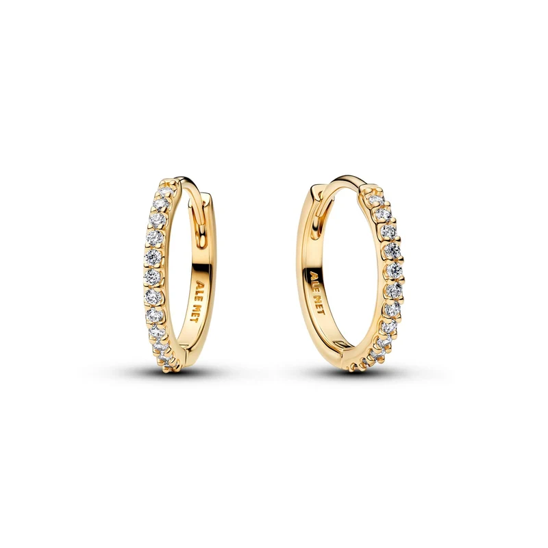 Pandora Timeless Vergoldete Funkelnde Mini-Hoop-Ohrringe 264649C01