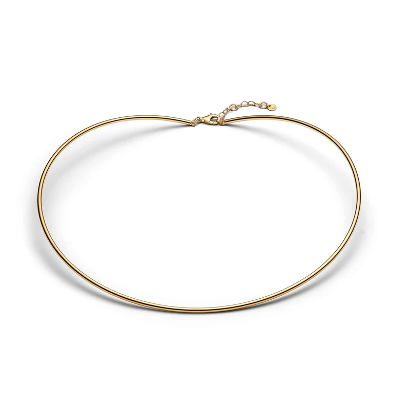 Pandora Moments Vergoldete Tubular Choker Halskette 364705C00-M