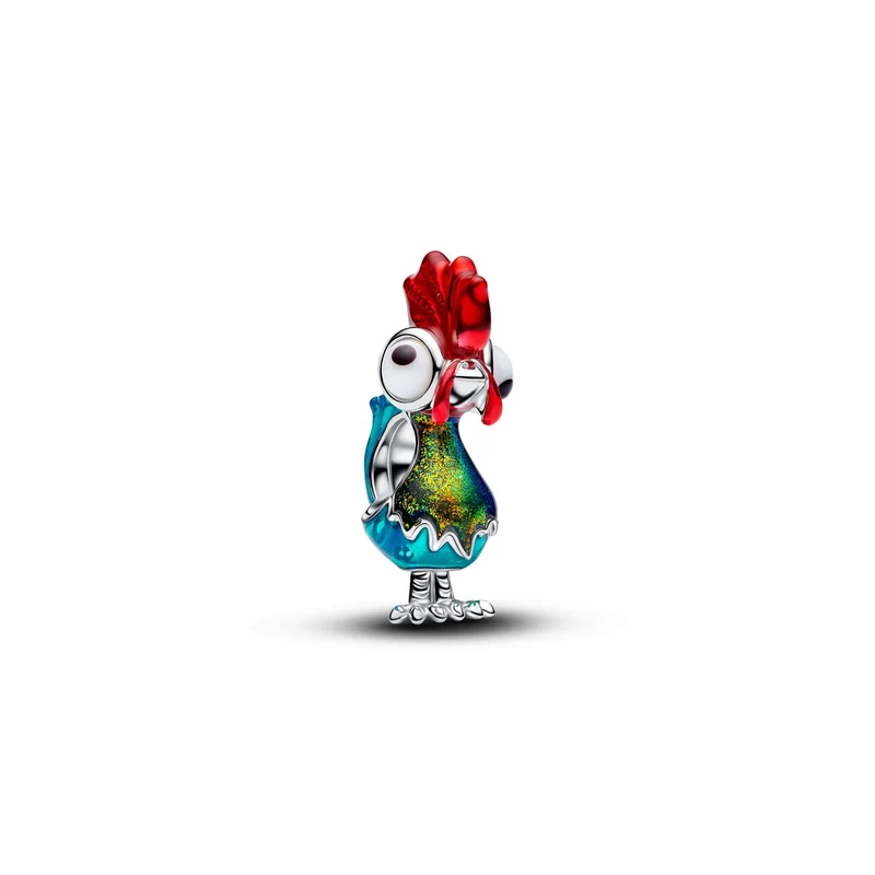 Pandora Disney Murano Glass And Enamel Disney Heihei Charm 794644C01