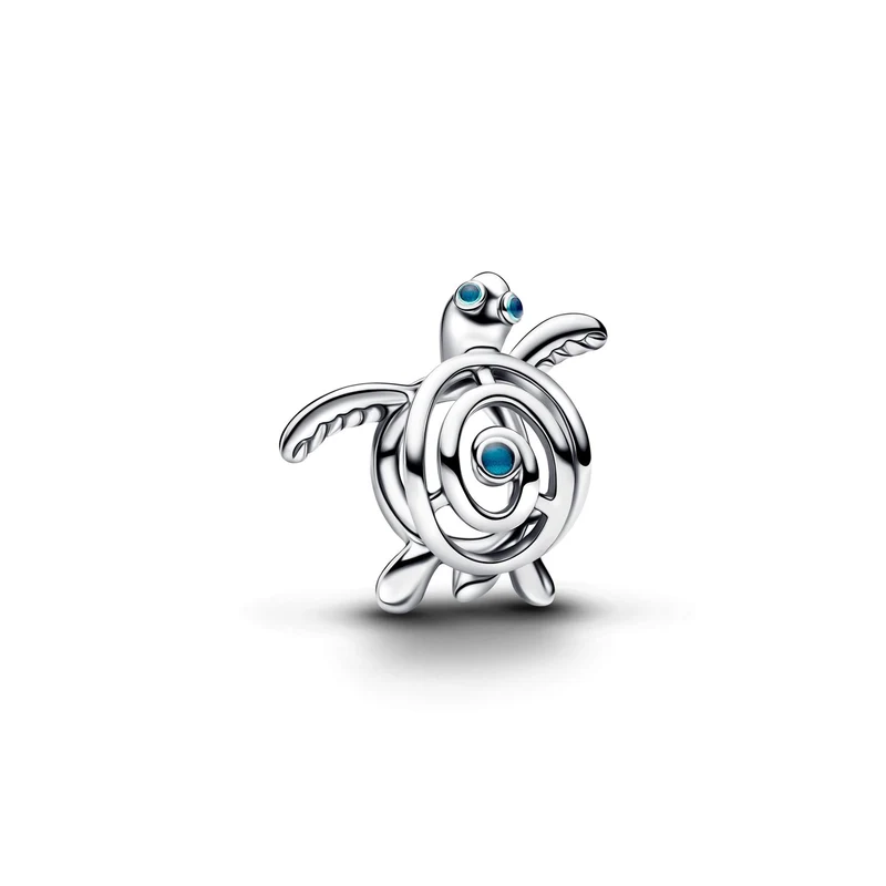 Pandora Moments Enamel Durchbrochener Meeresschildkröten-Charm 794697C01