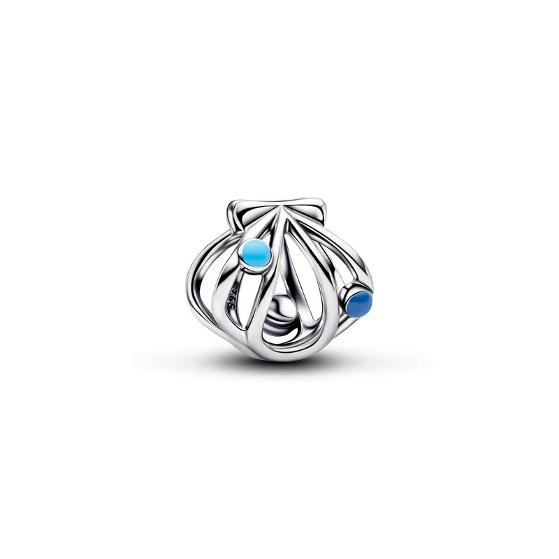 Pandora Moments Enamel Durchbrochener Muschel-Charm 794695C01