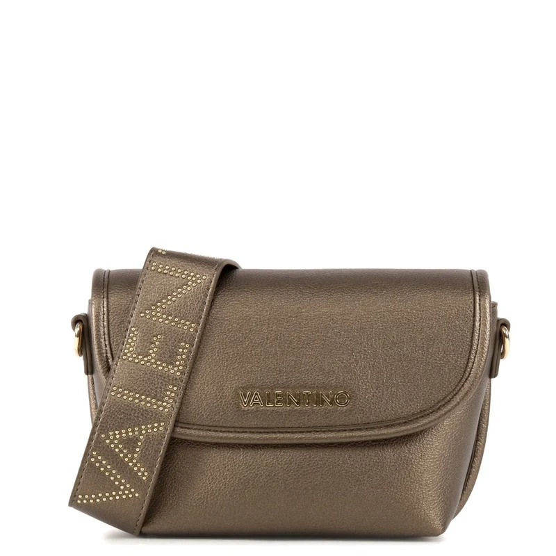 Valentino Bags Hail Gunmetal Flap Bag VBSA9309CANNAFUCIL