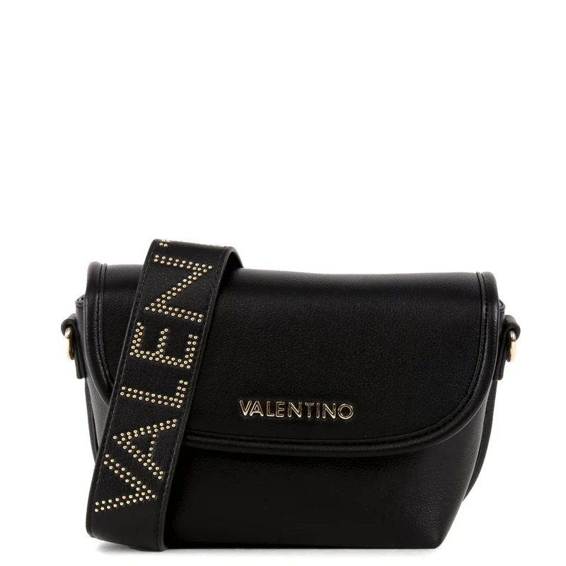 Valentino Bags Hail Schwarze Flap Bag VBSA9309NERO