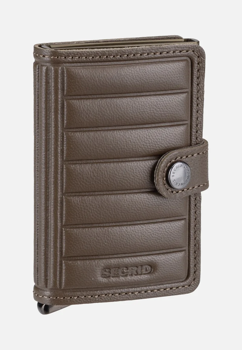 Miniwallet Emboss Lines Cedar+ - Portemonnaie