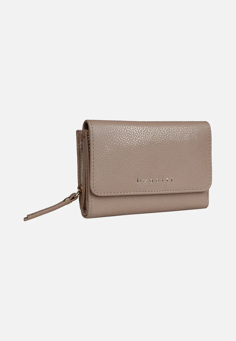 Emilia Ladies Wallet With Flap Sand - Portemonnaie