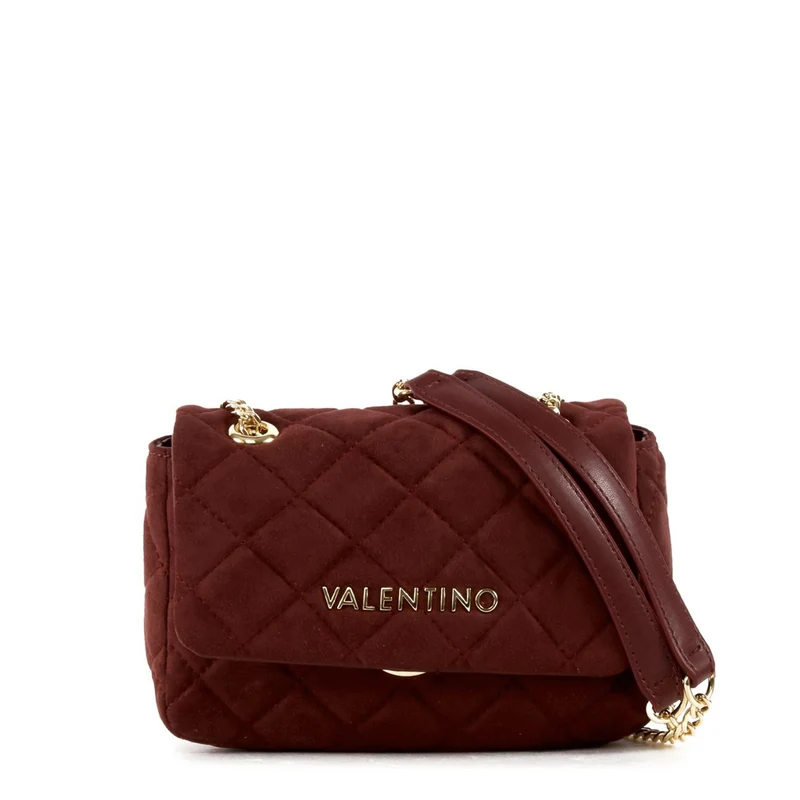 Valentino Bags Ocarina Wildleder Bordeauxrote Flap Bag VBSA9B05BORDEAUX