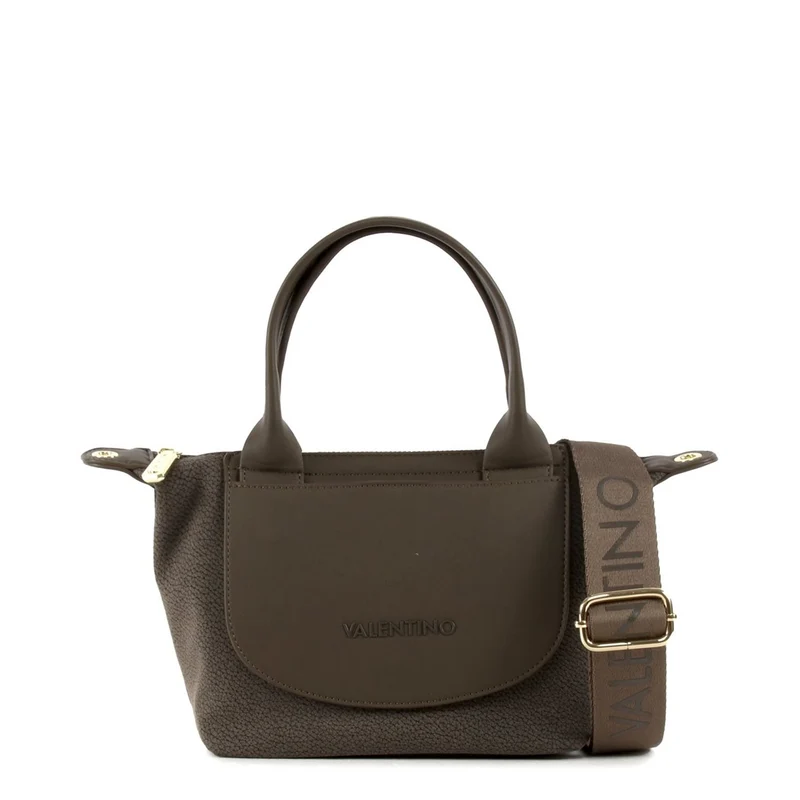 Valentino Bags Snowfall Dunkelbraune Shopping Bag VBSA5T05MORO