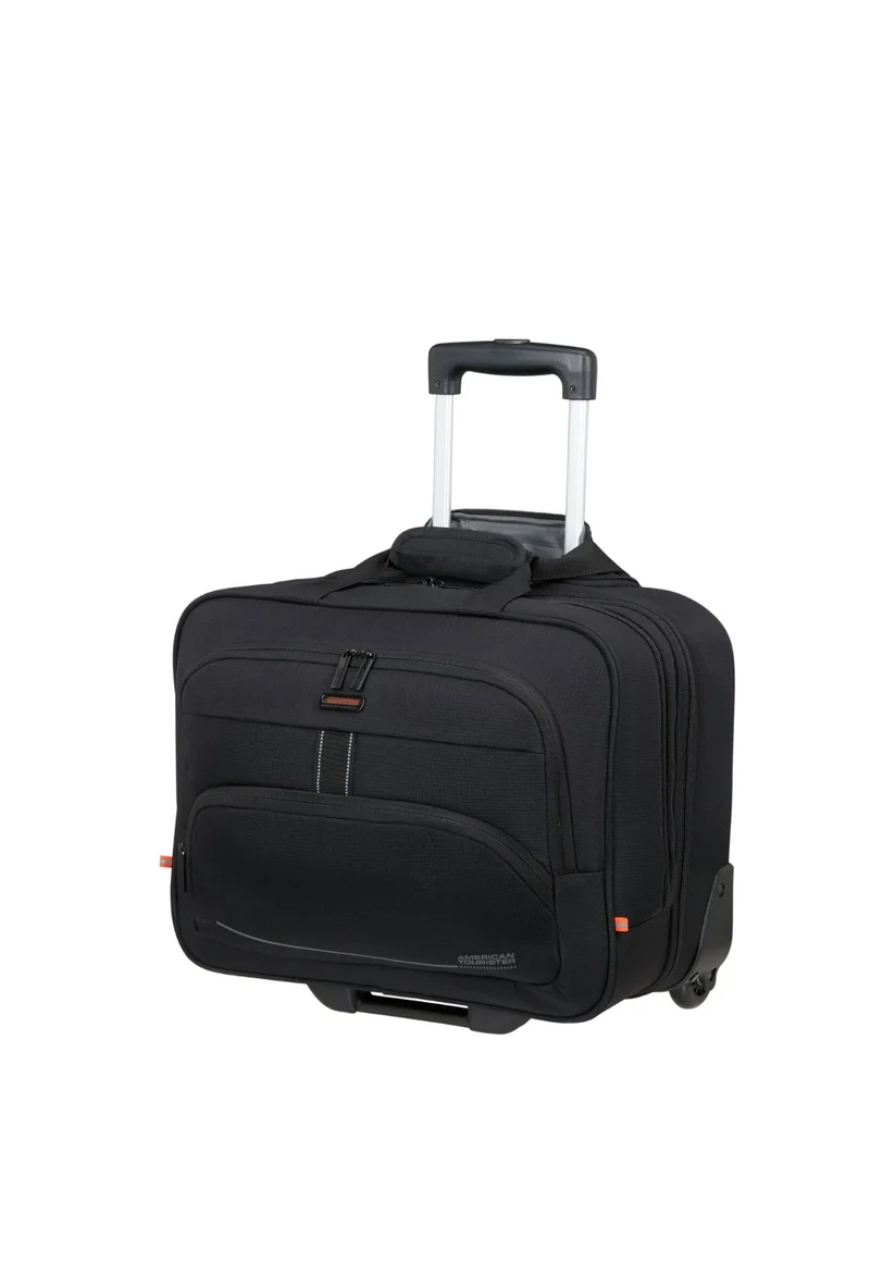 American Tourister At Work Laptoptasche mit Rollen Schwarz/Orange