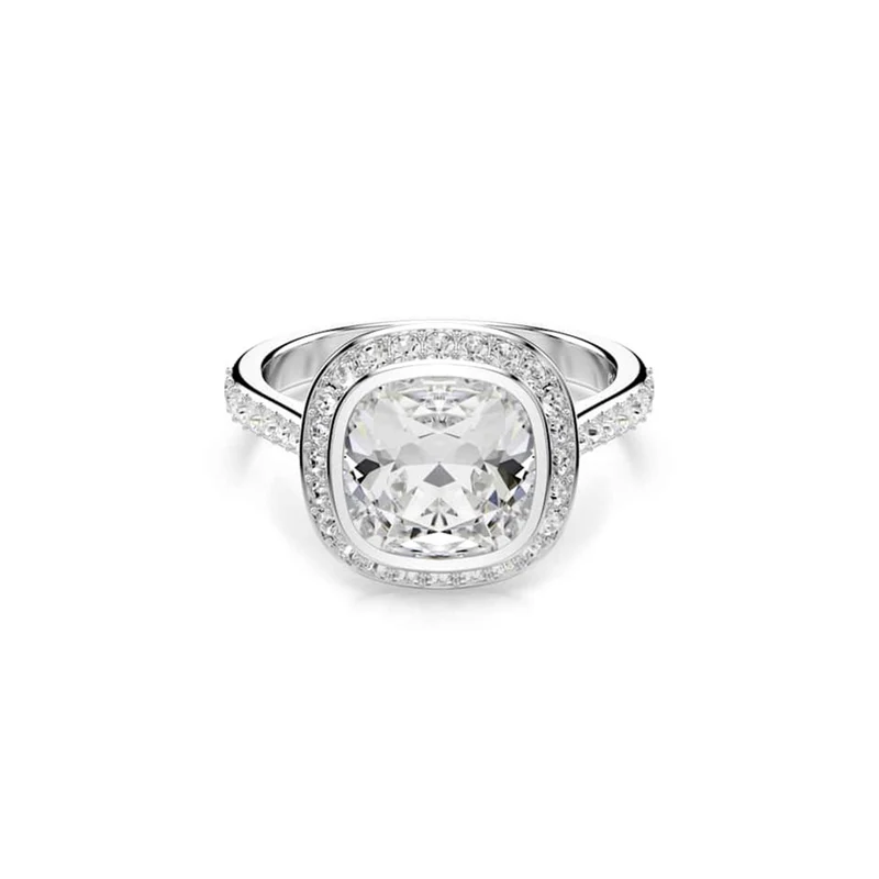 Swarovski Una Angelic Cushion Ring, silberfarben, 5758472