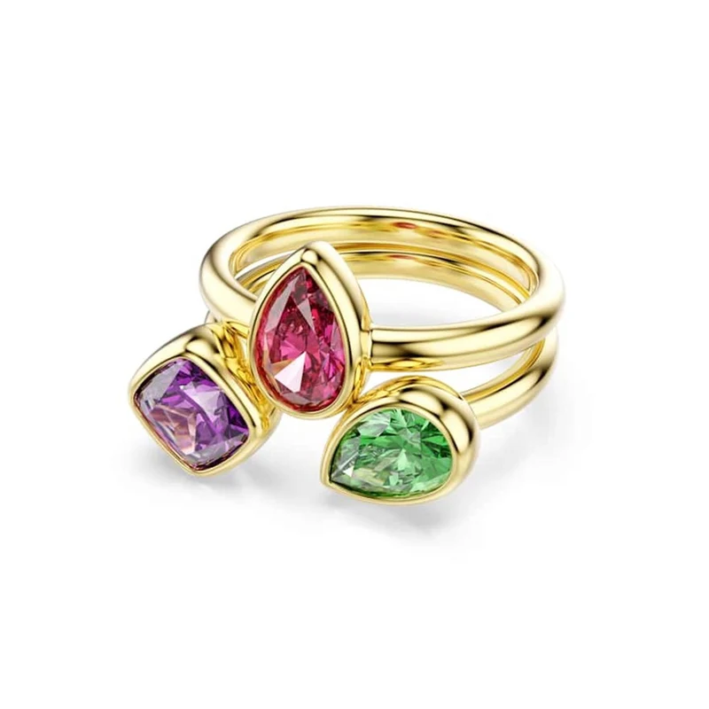 Swarovski Imber Organic Goldfarbener Stapelring 5753277