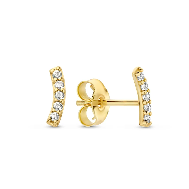 Jackie Gold damen Ohrknöpfe 585 Gold JKE22.269