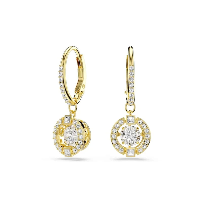 Swarovski Una Sparkling DC Goldfarbene Ohrringe 5758095