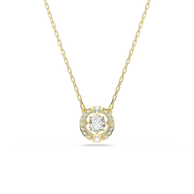 Swarovski Una Sparkling DC Goldfarbene Halskette 5758061