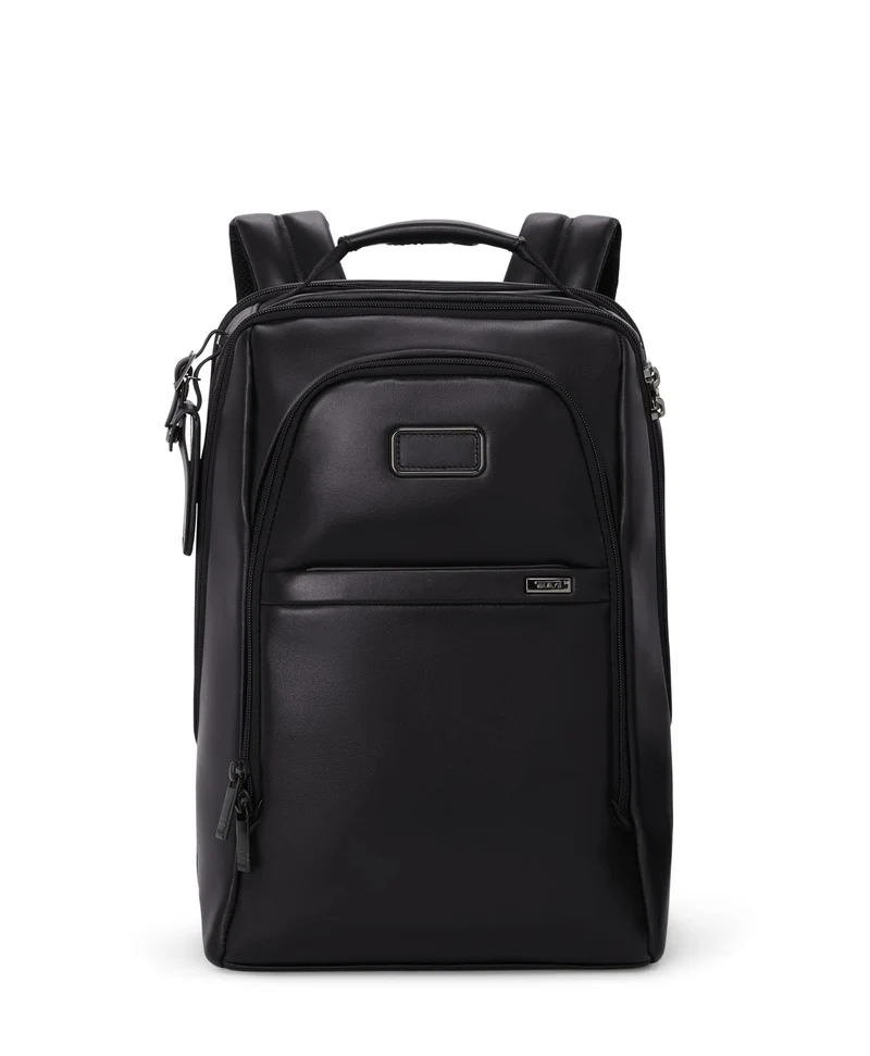 Tumi Alpha 4 Leather Backpack 15 inches EXP