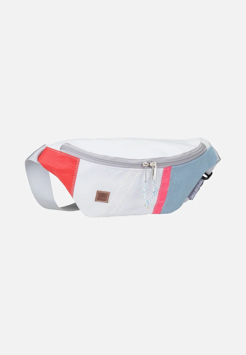 Knoten Weel-Weiß/Hellblau/Rot/Pink - Bauchtasche