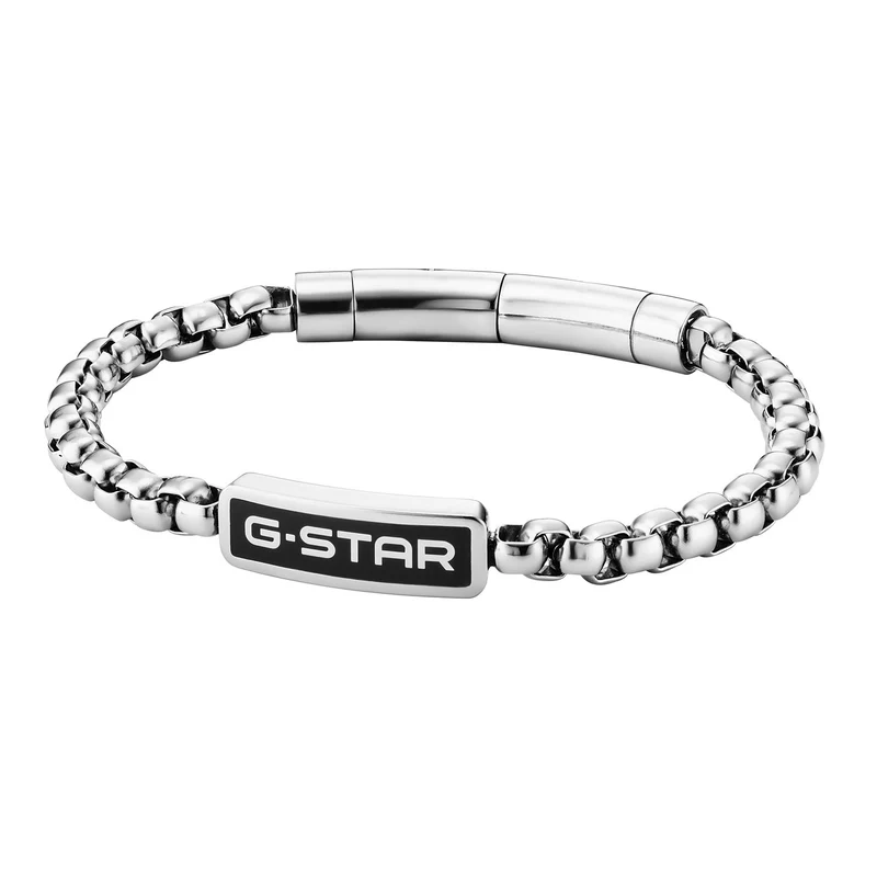 G-Star Floatcore Silbernes Box Chain Armband GSJ.100.02