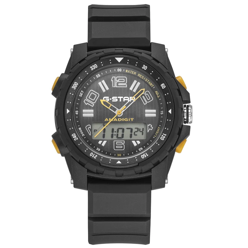 G-STAR Ops01 Schwarze Ana-Digi Uhr GSW.502.02