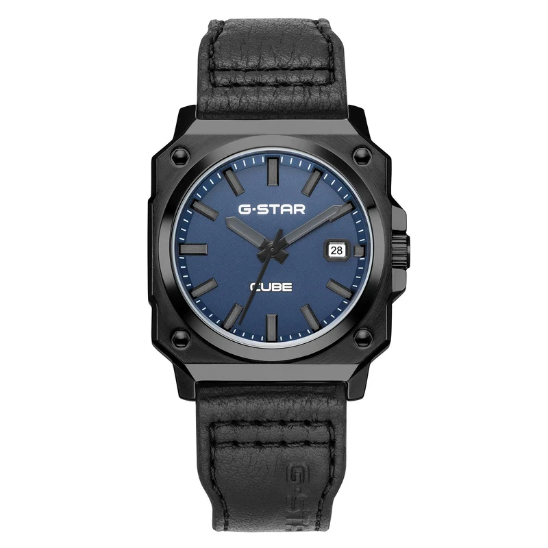 G-STAR Cube Schwarze Herrenuhr GSW.508.03