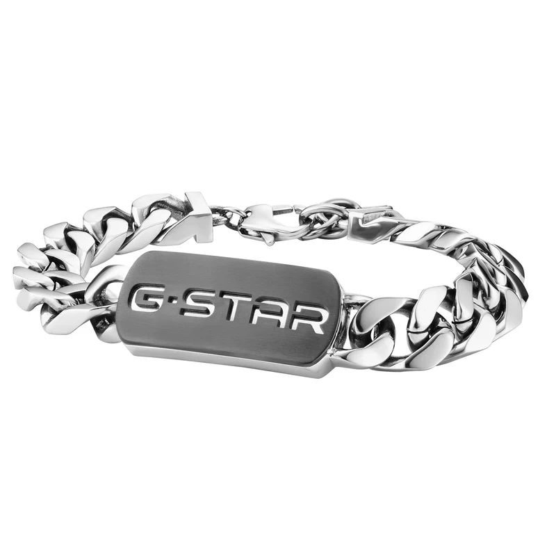 G-Star Incisio Silbernes Gliederarmband GSJ.106.03