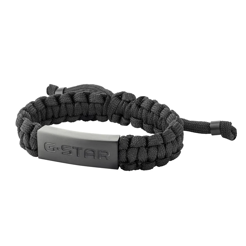 G-Star OpsCord Schwarzes Nylonarmband GSJ.107.02