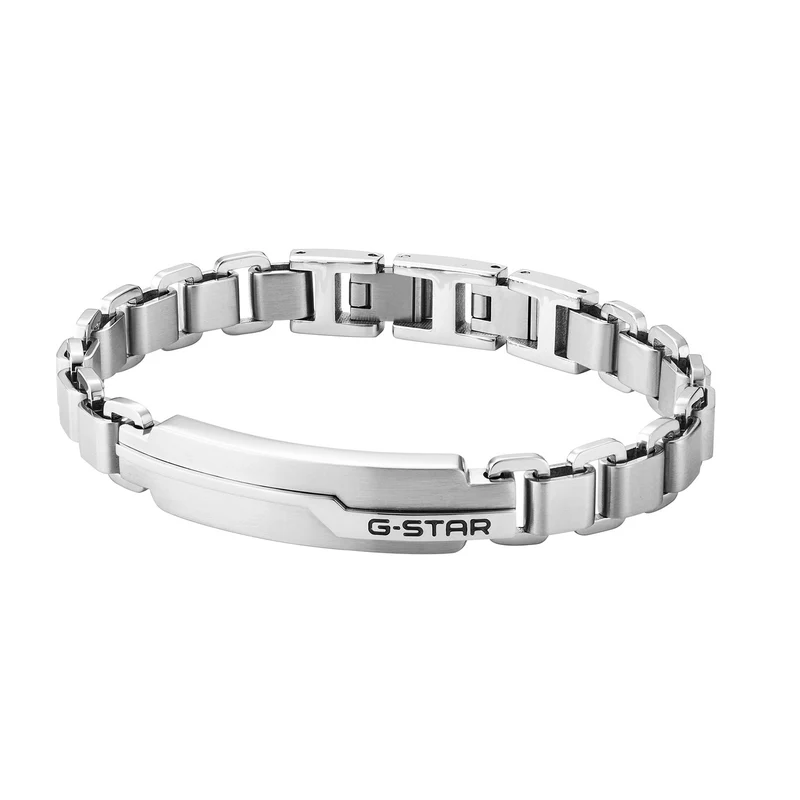 G-STAR Unistrial Silbernes Gliederarmband GSJ.112.03