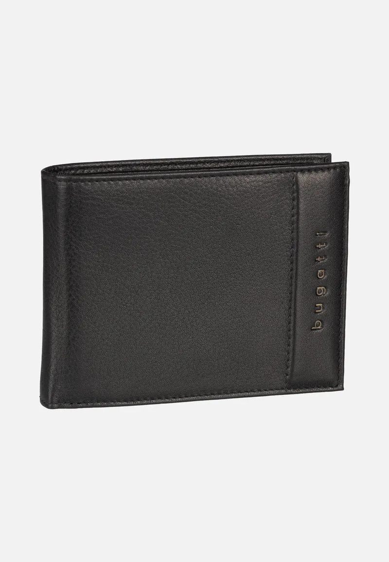 Nome Horizontal with Flap III Schwarz - Portemonnaie
