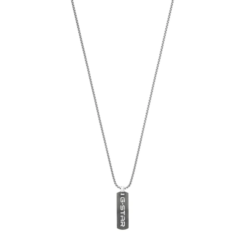 G-STAR Incisio Silberfarbene Halskette GSJ.106.01
