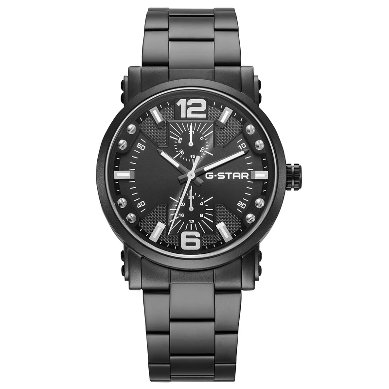 G-STAR Rovic Schwarze Herrenuhr GSW.509.08
