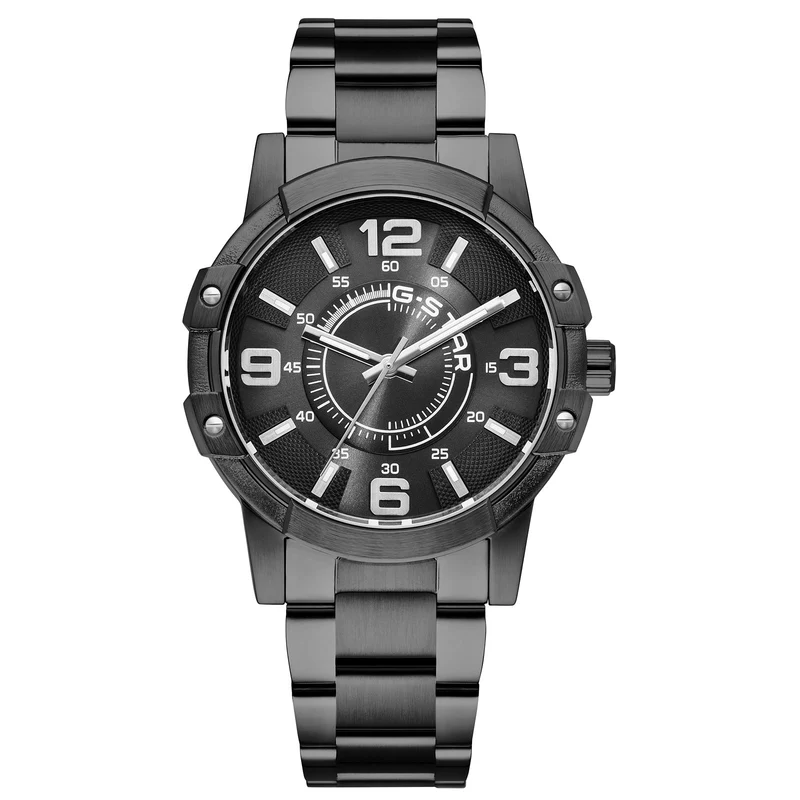 G-STAR Constructed Schwarze Herrenuhr GSW.506.08