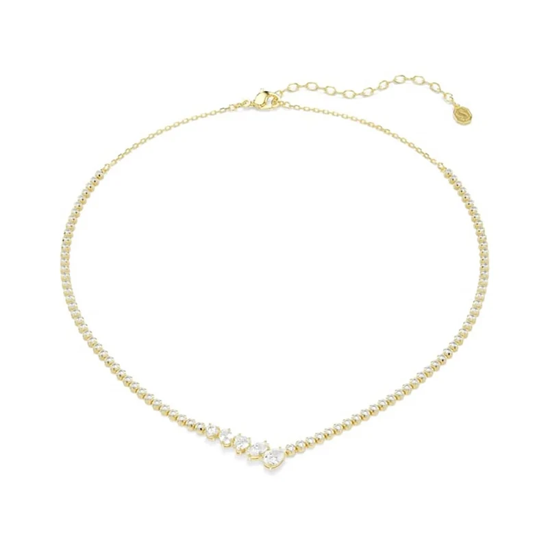 Swarovski Mesmera Attract Goldfarbene V-förmige Halskette 5747931
