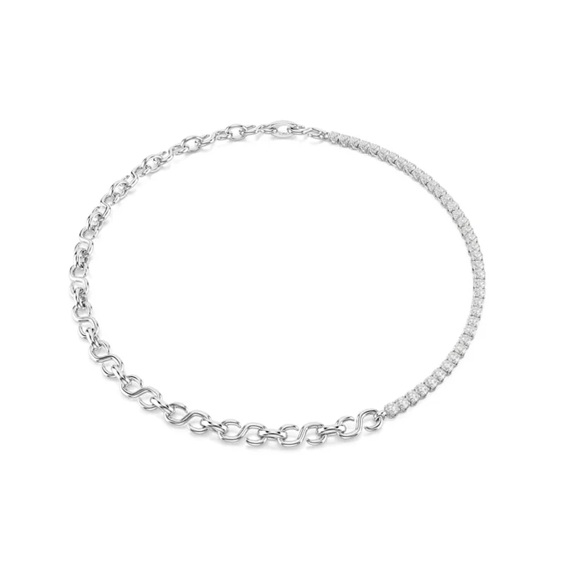 Swarovski Matrix Tennis Halskette in Silberoptik 5747732