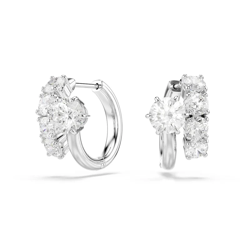 Swarovski Matrix Crash Ohrringe in Silberoptik 5753572