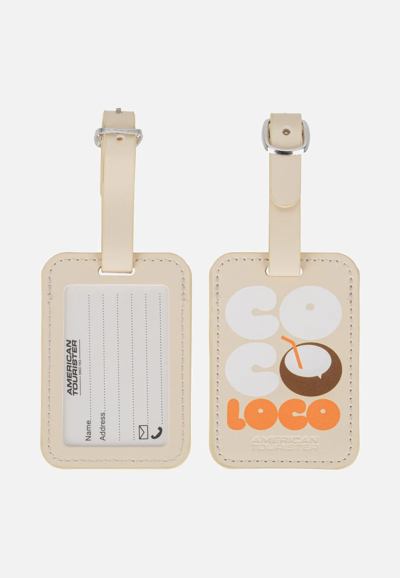 Luggage Tag Pack Of 2 Print Coco Loco - Gepäckanhänger