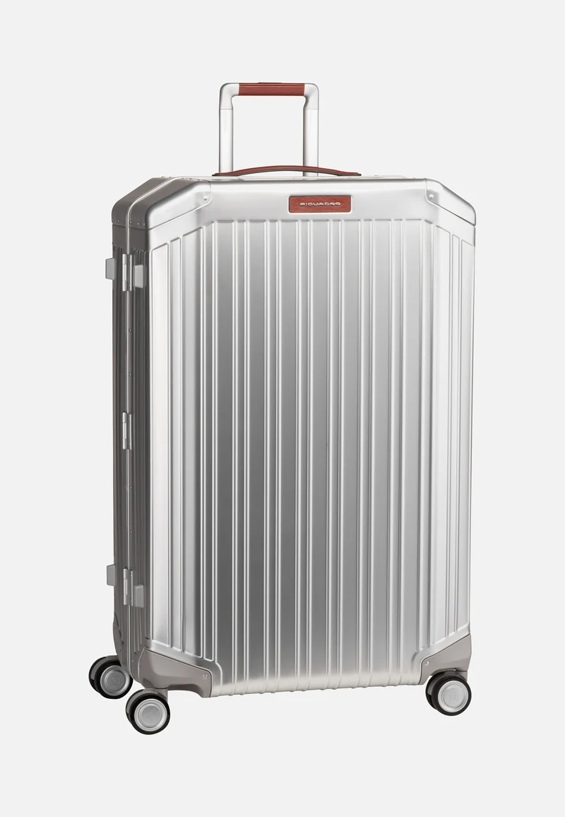 PQ Alu Big Size Spinner Grigio-Cuoio - Koffer