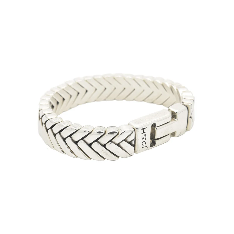 Josh herren Armband Silber 03506-BRA-S/L
